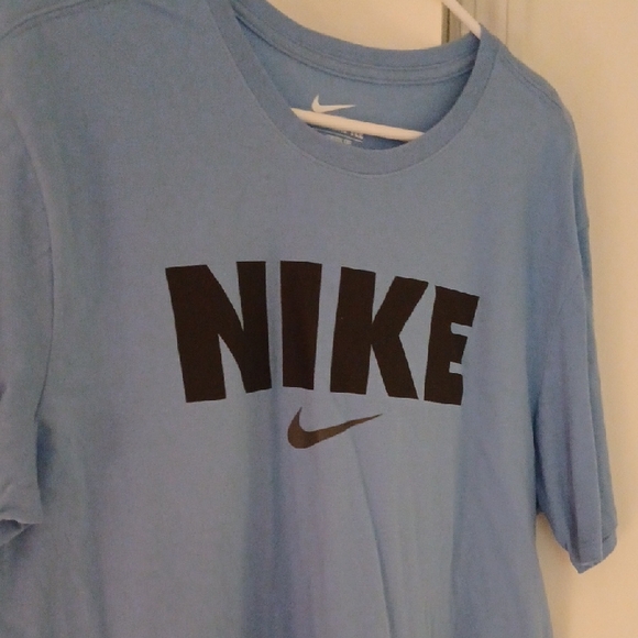 Nike Other - Nike Sky Blue Tee with Black Logo